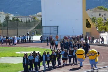 desfile equipos de baloncesto