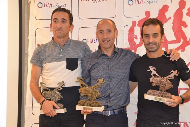 Diego Vidal, Víctor Pérez y Javier López.