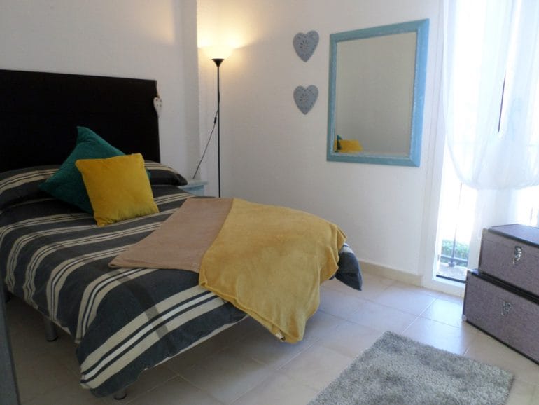 Dormitorio vivienda Promociones Denia