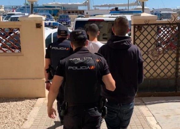 dos detenidos en denia