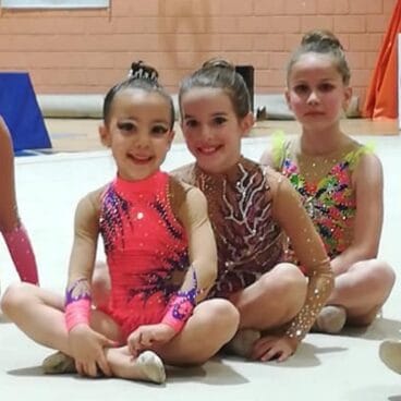 Gimnastas de Dénia en la Liga Interclub