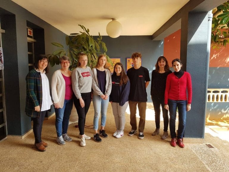Intercambio internacional en el colegio Paidos
