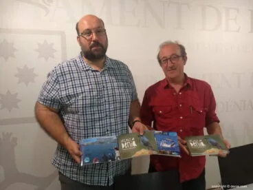 Josep Crespo y Joan Sala presentan la guia de aves de Dénia