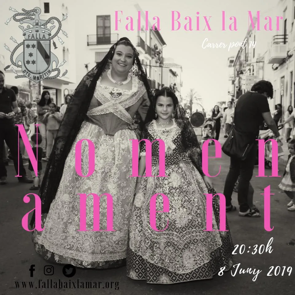 Baix la Mar celebra este fin de semana el 'Nomenament' de sus falleras mayores 1 nomenament baix la mar