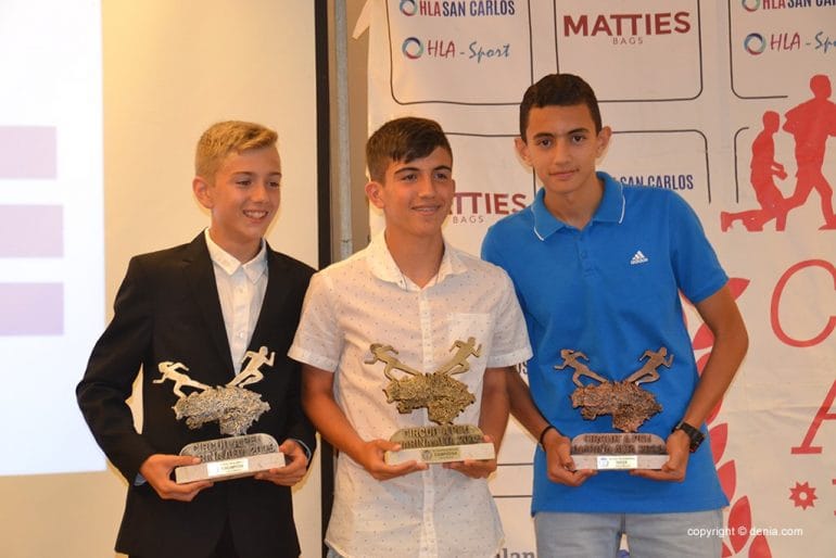 Pau Moncho, Carlos González y Adnan Amhit Ait.