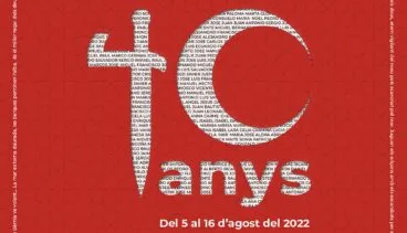 Portada de los Moros y Cristianos de Dénia