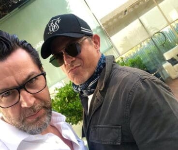 quique dacosta y alejandro sanz en el restaurante de denia