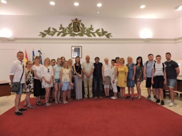 Recepción a los participantes en el programa Erasmus plus