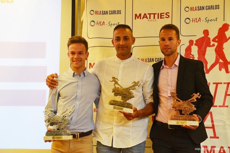 Youssef Ahatach,Kiket Roselló y Felipe Fayos