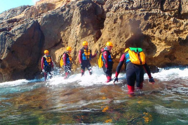 Coastering en Dénia - Tururac