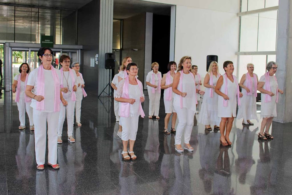 El Colegio de Enfermería de Alicante dona al Hospital de Dénia las "Almohadas con Corazón" 2 actuacion de valentes i positives en el hospital de denia