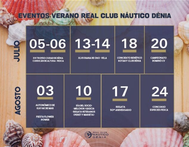 calendario de eventos de verano real club nautico