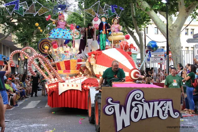 carrozas denia 2019 falla baix la mar 2