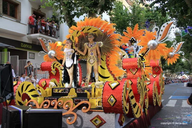 carrozas denia 2019 falla diana 2