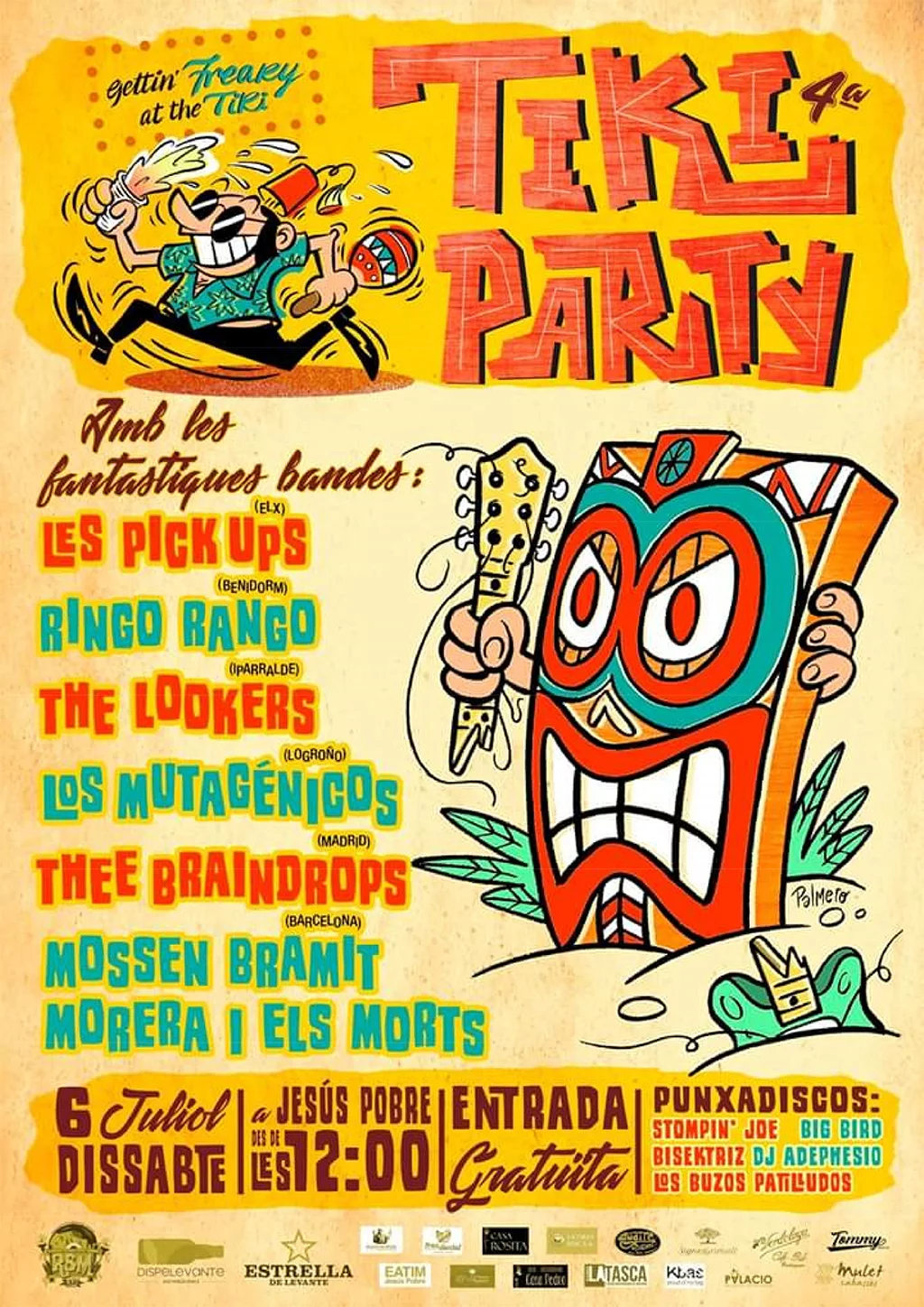 Cartel de la IV edición de la Tiki Party