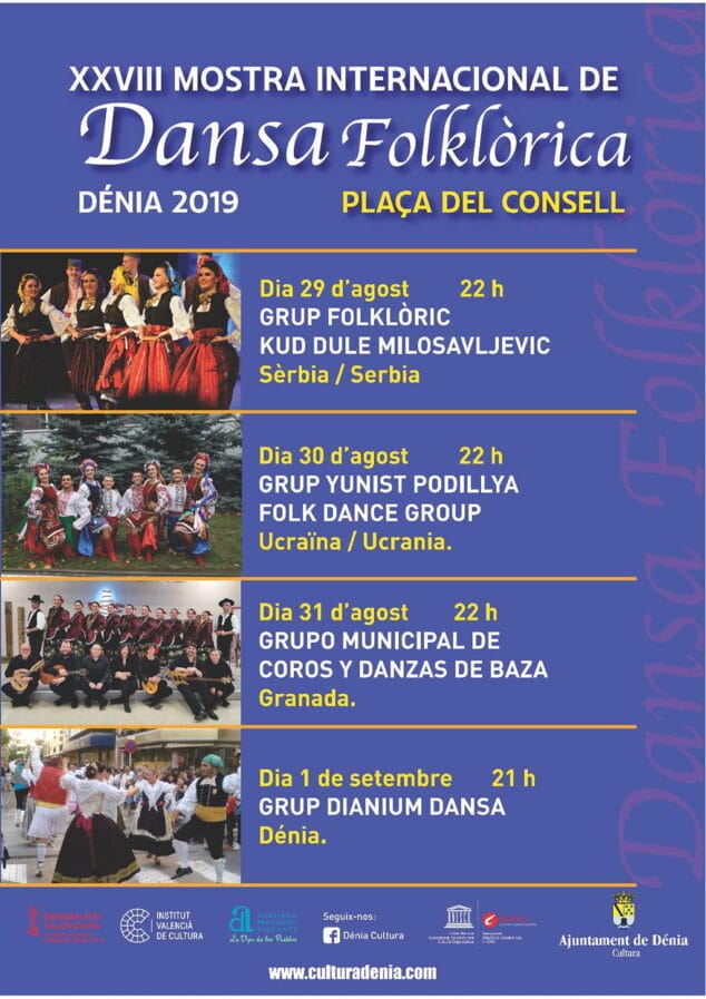 cartel de la mostra internacional de folklore