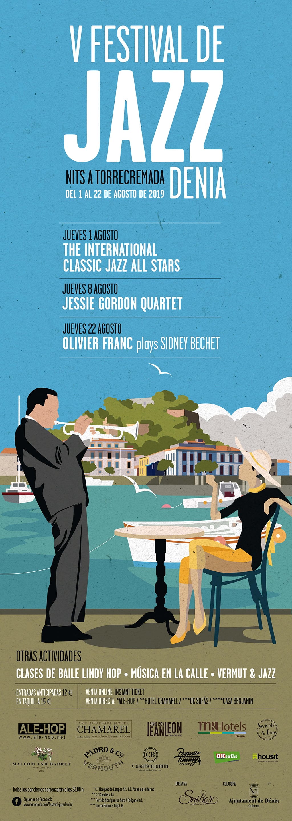 cartel del v festival de jazz de denia