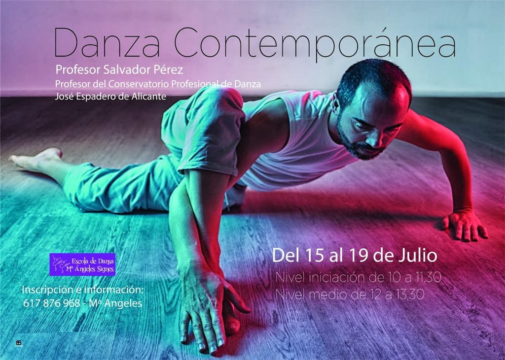 curso danza contemporanea escola de dansa ma angeles signes