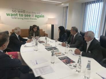 Grimalt y Aehtma promocionan Dénia en Bruselas