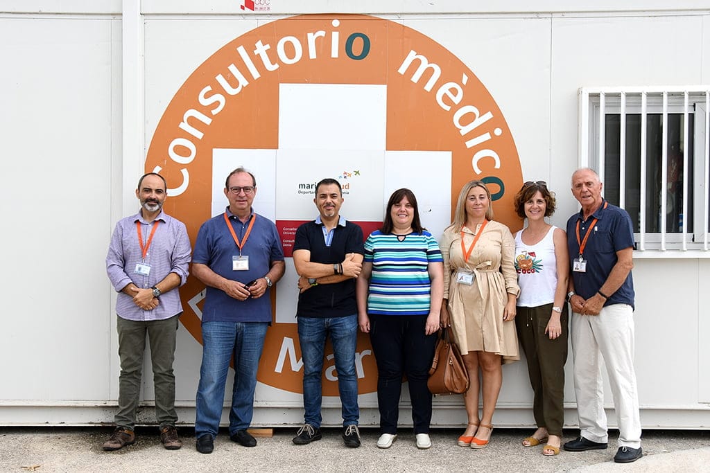 El consultorio de verano de Les Marines recibe a la Concejalía y Conselleria de Sanidad 1 inauguracion del consultorio de verano de les marines