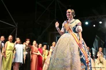 Marina Civera, Fallera Mayor de València, presente en el acto del Día del Fallero