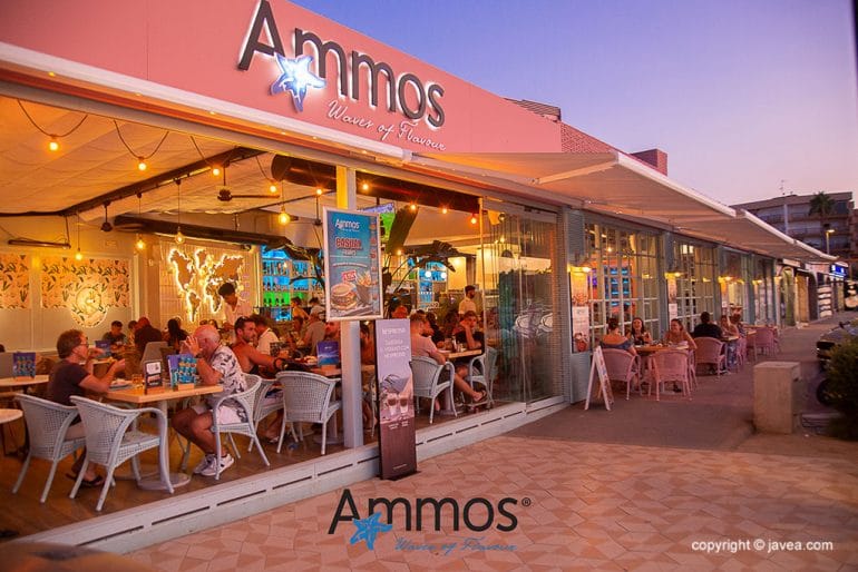 Restaurante en el Arenal en Jávea - Restaurante Ammos