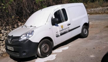 vandalismo contra un vehiculo del ayuntamiento