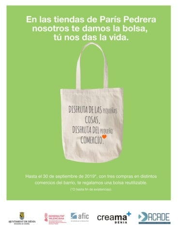 Cartel campaña fidelización clientes pequeño comercio