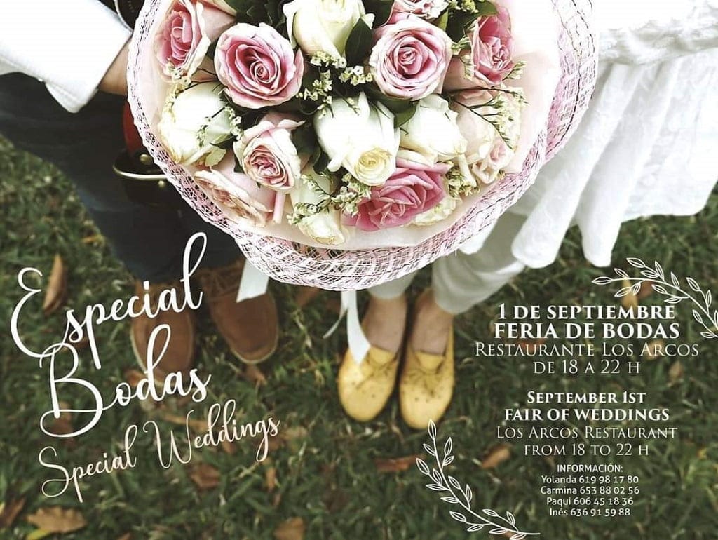 cartel feria bodas bodas y flores