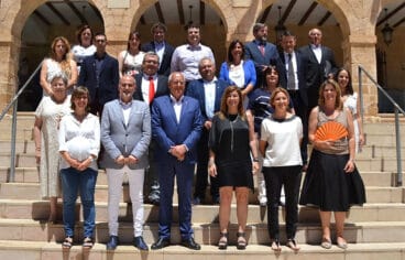 Concejales de todos los grupos del ayuntamiento de Dénia en 2019