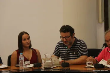 Debate en el pleno sobre el requerimiento lingüístico – el concejal de Normalización Lingüística, Óscar Mengual