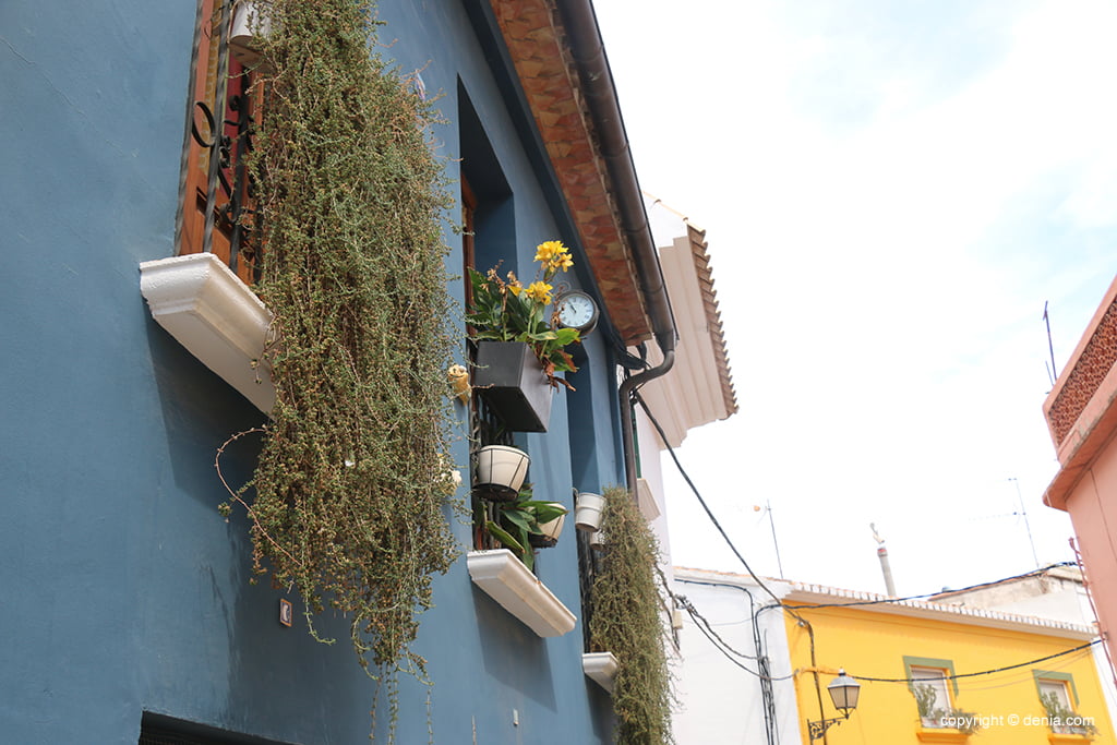 El barrio Les Roques se llena de flora 02
