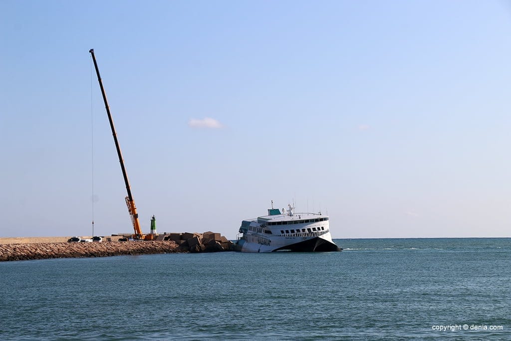 el pinar del rio sigue encallado en la escollera norte