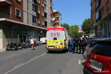 Incendio de una vivienda en la calle Sagunto 06