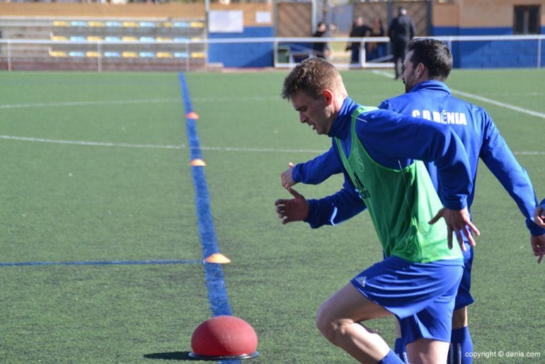 Jordi Aparisi entrenando