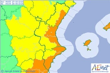 La alerta naranja sigue durante la jornada de hoy