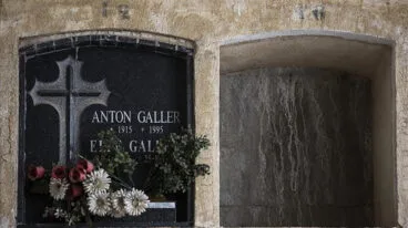 Lápida de Anton Galler en el cementerio de Dénia