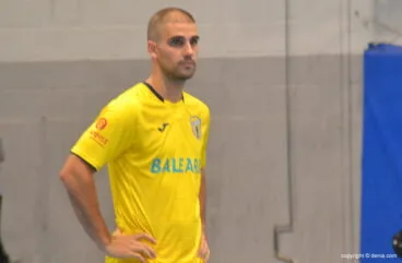 Miguel Marín durante el partido