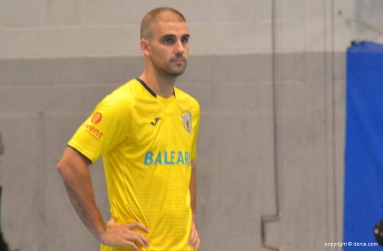 Miguel Marín durante el partido
