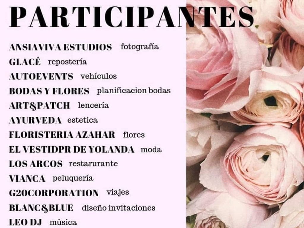 participantes feria de bodas bodas y flores