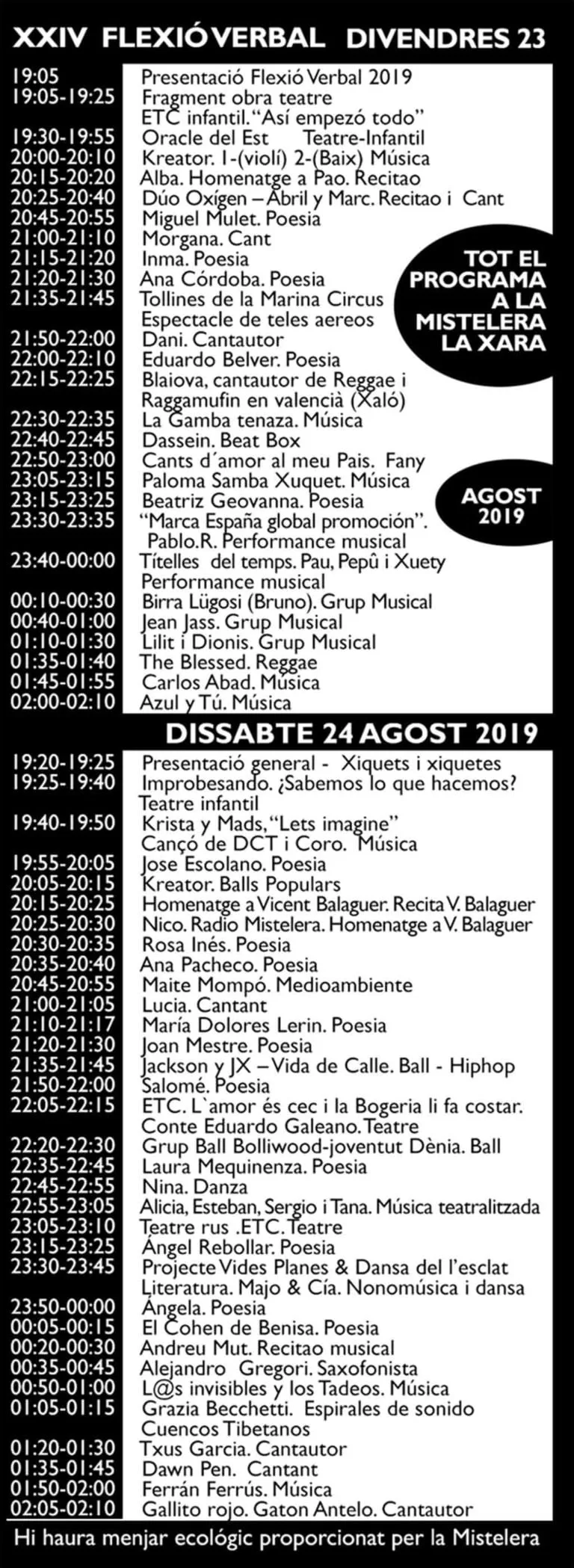 programa de la flexio verbal