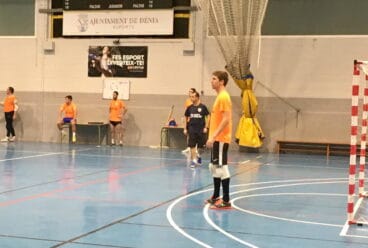 Una sesión de entrenamiento del CFS Mar Dénia