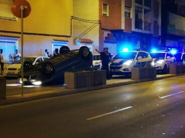 accidente en la avenida alicante