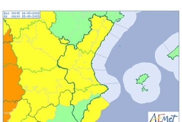 activada la alerta amarilla para el sabado 14 de septiembre