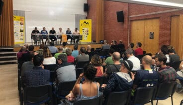 asistentes a la presentacion del circuit trail de la marina