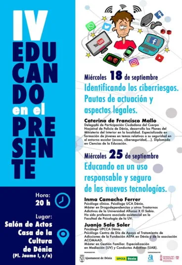 Cartel de Educant en el present
