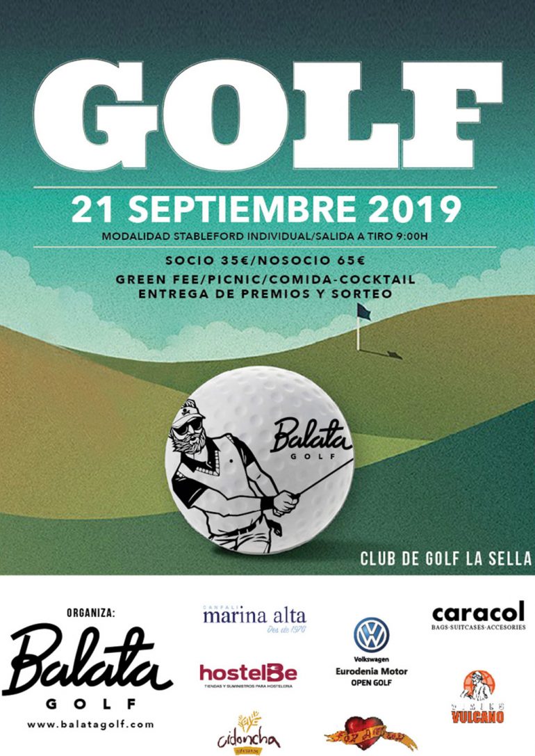 Cartel Trofeo Balata 2019 - La Sella Golf