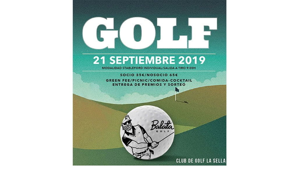 Cartel Trofeo Balata 2019 – La Sella Golf