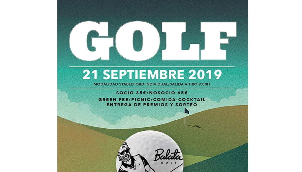 Cartel Trofeo Balata 2019 – La Sella Golf