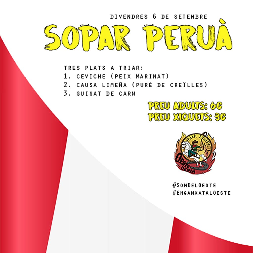 Imagen: Cena peruana de la Falla Oeste